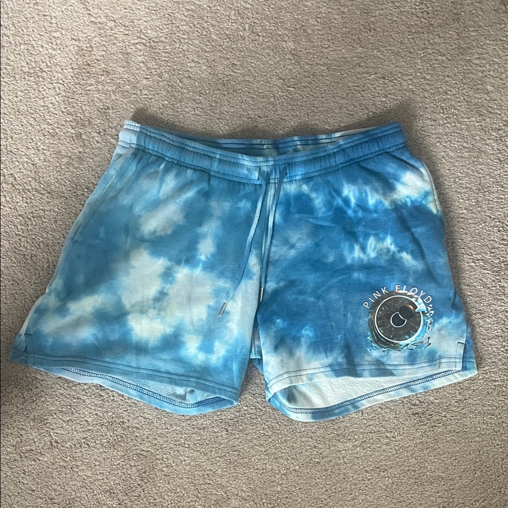 & Other Stories Blue Tie-Dye Athletic Shorts